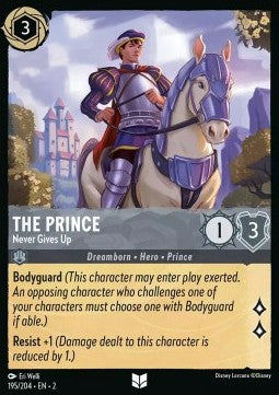 The Prince - Never Gives Up - Rise of the Floodborn (Uncommon) [2ROF-195]