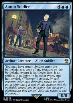 Auton Soldier - Universes Beyond: Doctor Who (Rare) [WHO-36]