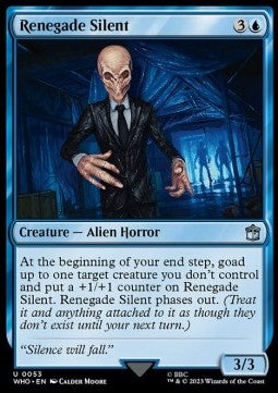 Renegade Silent - Universes Beyond: Doctor Who (Uncommon) [WHO-53]