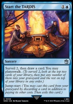 Start the TARDIS - Universes Beyond: Doctor Who (Uncommon) [WHO-56]