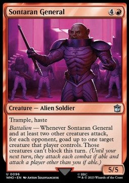Sontaran General - Universes Beyond: Doctor Who (Uncommon) [WHO-96]