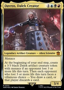Davros, Dalek Creator (V.1) - Universes Beyond: Doctor Who (Mythic) [WHO-1]