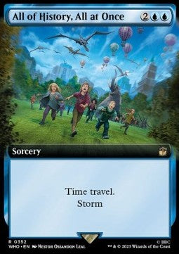 All of History, All at Once (V.1) - Universes Beyond: Doctor Who: Extras (Rare) [XWHO-352]