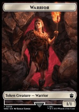 Warrior Token (W 1/1) // Food Token (V.1) - Universes Beyond: Doctor Who: Extras (Token) [XWHO-T 9/25]