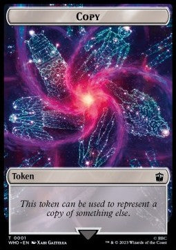 Copy Token // Food Token (V.3) - Universes Beyond: Doctor Who: Extras (Token) [XWHO-T 1/27]