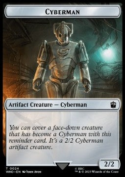 Dalek Token (A 3/3) // Cyberman Token (A 2/2) (V.1) - Universes Beyond: Doctor Who: Extras (Token) [XWHO-T 12/24]