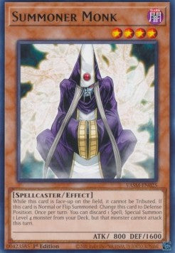 Summoner Monk - Valiant Smashers (Rare) [VASM-025]