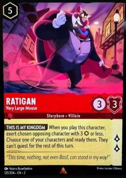 Ratigan - Very Large Mouse - Rise of the Floodborn (Rare) [2ROF-121]