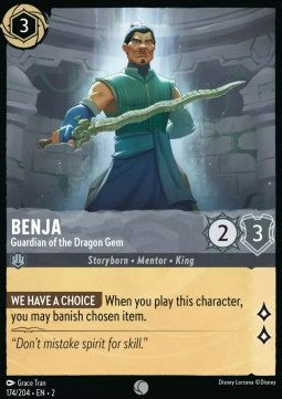 Benja - Guardian of the Dragon Gem - Rise of the Floodborn (Common) [2ROF-174]