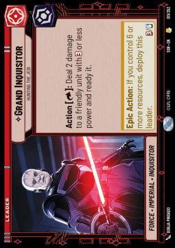Grand Inquisitor, Hunting the Jedi - Spark of Rebellion (Rare) [SOR-011]