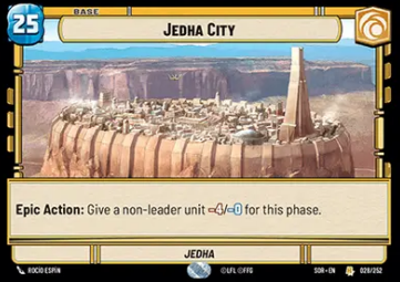 Jedha City // Experience Token - Spark of Rebellion (Rare) [SOR-028]