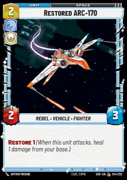 Restored ARC-170 - Spark of Rebellion (Common) [SOR-044]
