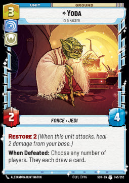 Yoda, Old Master - Spark of Rebellion (Uncommon) [SOR-045]