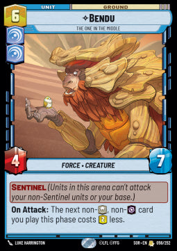 Bendu, The One in the Middle - Spark of Rebellion (Rare) [SOR-056]