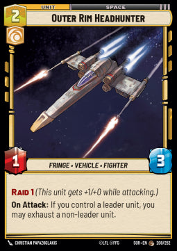 Outer Rim Headhunter - Spark of Rebellion (Common) [SOR-208]