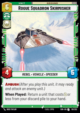 Rogue Squadron Skirmisher - Spark of Rebellion (Uncommon) [SOR-101]
