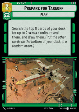 Prepare for Takeoff - Spark of Rebellion (Uncommon) [SOR-125]