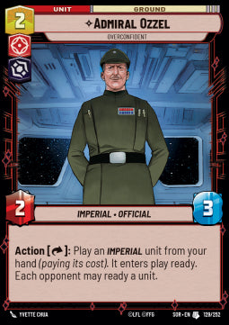 Admiral Ozzel, Overconfident - Spark of Rebellion (Uncommon) [SOR-129]