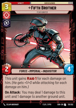 Fifth Brother, Fear Hunter - Spark of Rebellion (Uncommon) [SOR-131]