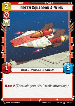 Green Squadron A-Wing - Spark of Rebellion (Common) [SOR-141]