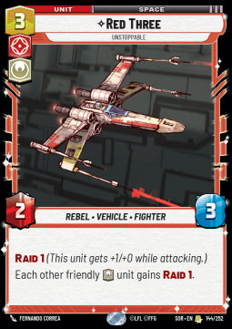 Red Three, Unstoppable - Spark of Rebellion (Rare) [SOR-144]