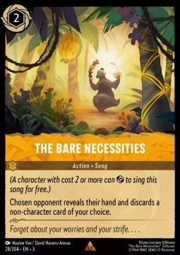 The Bare Necessities - Into the Inklands (Rare) [3INK-28]