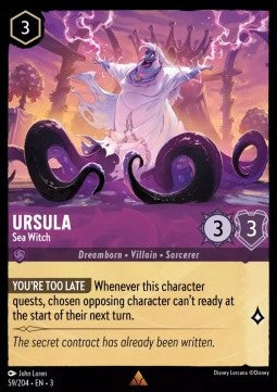 Ursula - Sea Witch - Into the Inklands (Rare) [3INK-59]