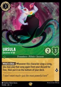 Ursula - Deceiver of All (V.1) - Into the Inklands (Legendary) [3INK-91]