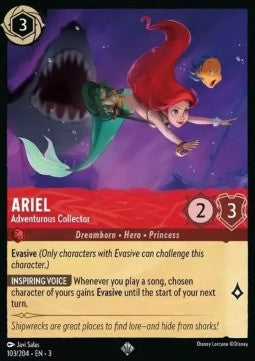 Ariel - Adventurous Collector - Into the Inklands (Super Rare) [3INK-103]