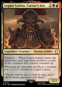 Legate Lanius, Caesar's Ace - Universes Beyond: Fallout (Uncommon) [PIP-107]