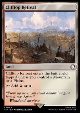 Clifftop Retreat - Universes Beyond: Fallout (Rare) [PIP-258]