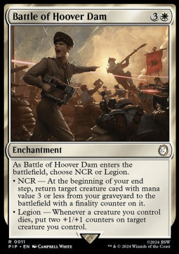 Battle of Hoover Dam - Universes Beyond: Fallout (Rare) [PIP-11]