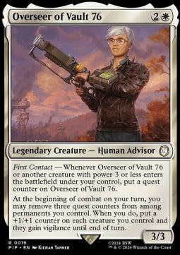 Overseer of Vault 76 - Universes Beyond: Fallout (Rare) [PIP-19]