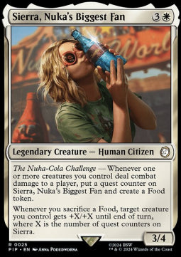 Sierra, Nuka's Biggest Fan - Universes Beyond: Fallout (Rare) [PIP-25]