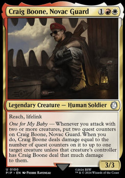 Craig Boone, Novac Guard - Universes Beyond: Fallout (Uncommon) [PIP-100]