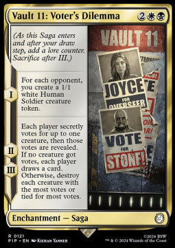 Vault 11: Voter's Dilemma - Universes Beyond: Fallout (Rare) [PIP-121]