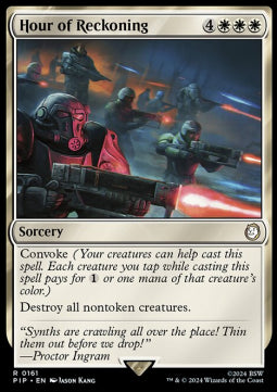 Hour of Reckoning - Universes Beyond: Fallout (Rare) [PIP-161]