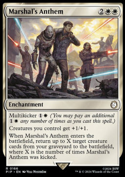 Marshal's Anthem - Universes Beyond: Fallout (Rare) [PIP-166]