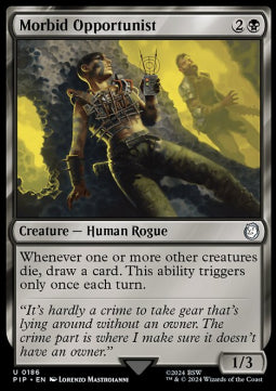 Morbid Opportunist - Universes Beyond: Fallout (Uncommon) [PIP-186]