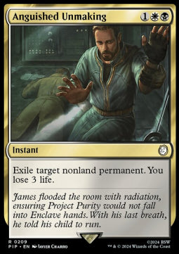 Anguished Unmaking - Universes Beyond: Fallout (Rare) [PIP-209]