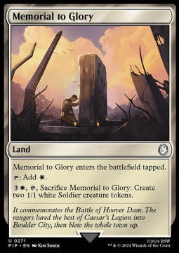 Memorial to Glory - Universes Beyond: Fallout (Uncommon) [PIP-271]