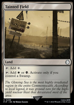 Tainted Field - Universes Beyond: Fallout (Uncommon) [PIP-298]