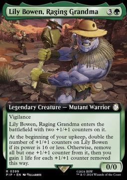 Lily Bowen, Raging Grandma (V.1) - Universes Beyond: Fallout: Extras (Rare) [XPIP-399]
