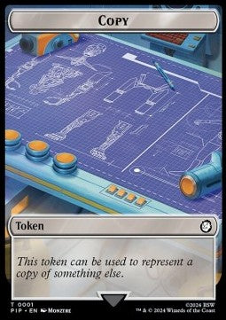Copy Token // Human Soldier Token (W 1/1) - Universes Beyond: Fallout: Tokens (Token) [TPIP-T 1/3]