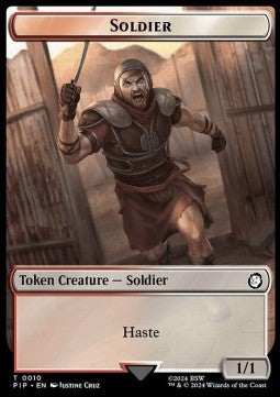Soldier Token (RW 1/1) // Food Token (V.1) - Universes Beyond: Fallout: Tokens (Token) [TPIP-T 10/12]