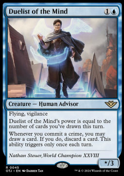 Duelist of the Mind - Outlaws of Thunder Junction (Rare) [OTJ-45]