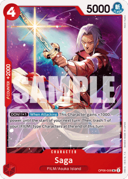 Saga (OP06-006) - Wings of the Captain (Uncommon) [OP06-006]