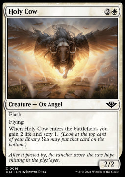 Holy Cow - Outlaws of Thunder Junction (Common) [OTJ-16]