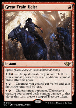 Great Train Heist - Outlaws of Thunder Junction (Rare) [OTJ-125]