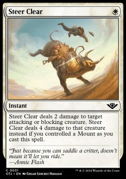 Steer Clear - Outlaws of Thunder Junction (Common) [OTJ-31]